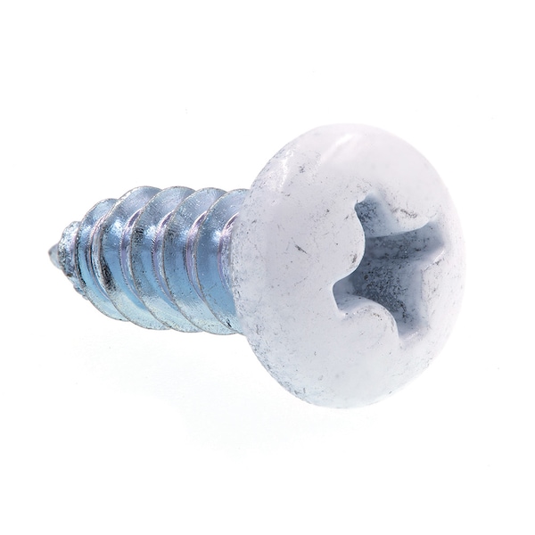 Prime-Line Sheet Metal Screw, S-Tap Pan Head Phil Dr No. 8 X 1/2in Zinc Pl Steel Black Head 25PK 9154661 - main